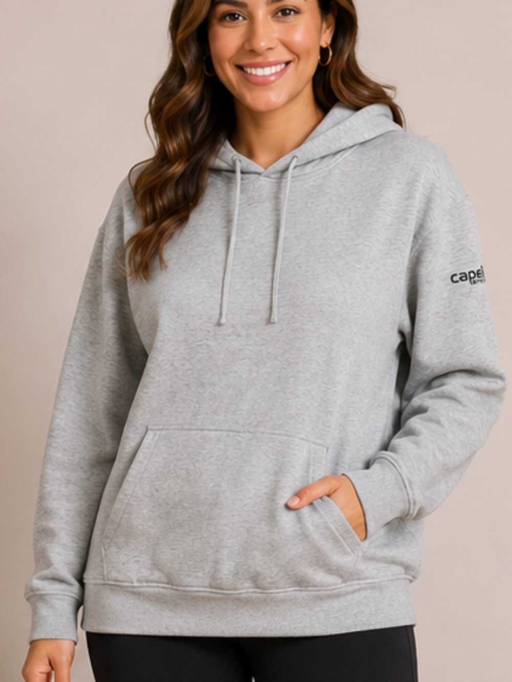 Capelli Sport Women’s Heather Gray Pullover Hoodie Sweatshirt, size XXL